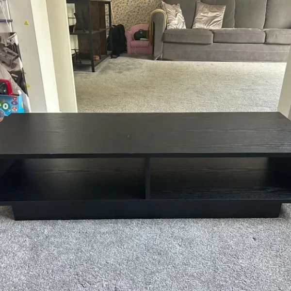 Black tv unit