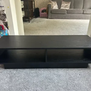 Black tv unit
