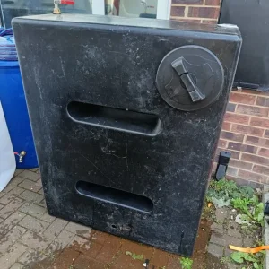 400L Baffled Flat Water Tank with Valeting Window Cleaning and Pressure Washing Setup