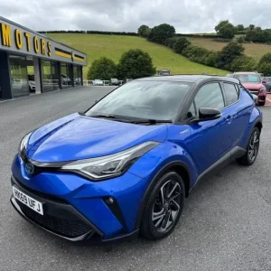 2020 Toyota C-HR Hybrid SUV in Nebula Blue - Image 3