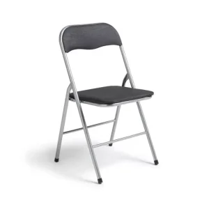 Home Office Desk and Chair Set - Black - Image 5