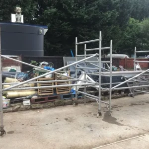 Youngman scaffold tower - double span - 2.5m long