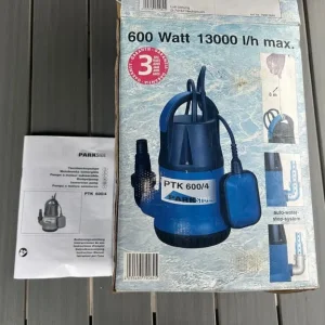 Parkside PTK 600/4 submersible water pump