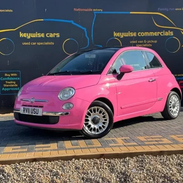 2011 Fiat 500 1.2 Pink Euro 5 3dr Hatchback Petrol Manual