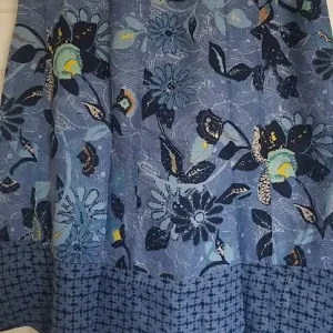 White Stuff Women's Navy Blue Ciara Mid Length Linen Skirt Size 16 - Image 3