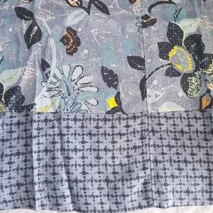 White Stuff Women's Navy Blue Ciara Mid Length Linen Skirt Size 16 - Image 7