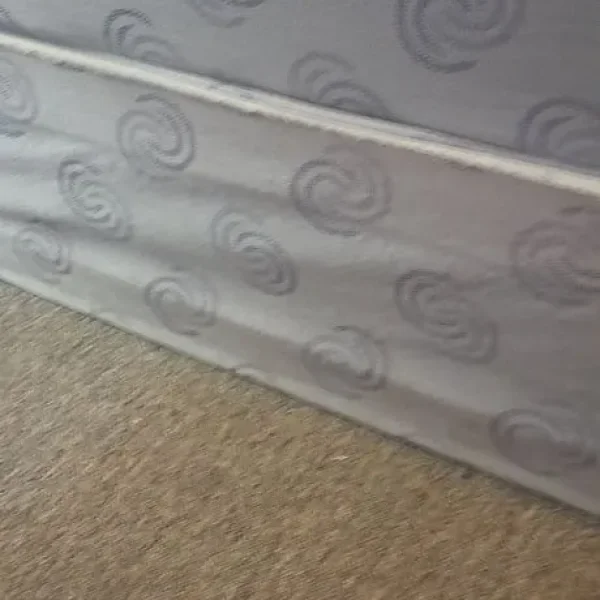 Double bed with mattress