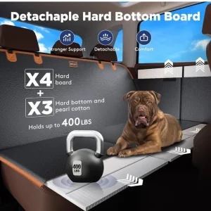 Car Rear Seat Extender Cover for Dogs - Image 4