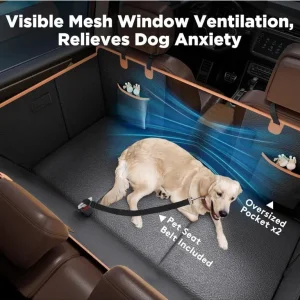 Car Rear Seat Extender Cover for Dogs - Image 5
