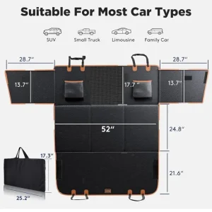 Car Rear Seat Extender Cover for Dogs - Image 7