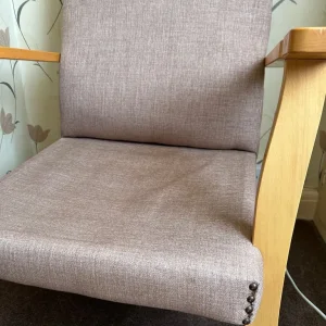 Large Wooden Armchair - Image 5