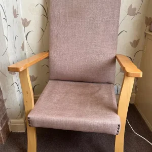 Large Wooden Armchair