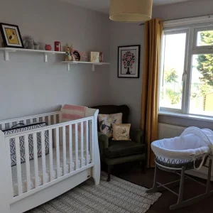 Tutti Bambini cot bed. Sleigh design - Image 5