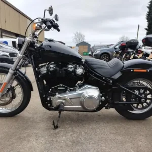 2021 Harley Davidson FXST Softail Standard 1745 Black Low Ride - Image 2