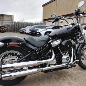 2021 Harley Davidson FXST Softail Standard 1745 Black Low Ride - Image 3