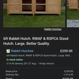Rabbit hutch