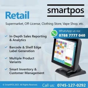 15” All-in-One EPOS System with Touch Screen, Software, and 1 Year Support - Image 4