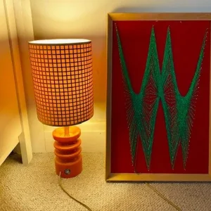 Vintage 1970s Geometric String Art Wall Hanging - Image 4