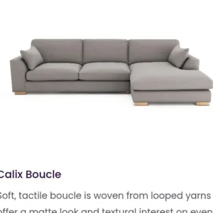 Calix corner sofa grey – never unpacked - Image 3