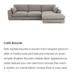 Calix corner sofa grey – never unpacked - Image 4