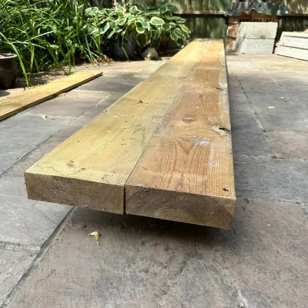 C24M timber 220mm x 70mm (9” x 3”) 2x4.8m 1x2.35m 1x1.2m