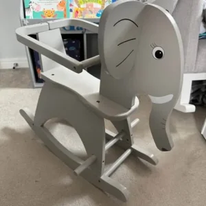 Elephant wooden rocker - Image 4