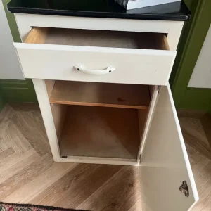Vintage Mid Century Bedside Cabinet - Image 2