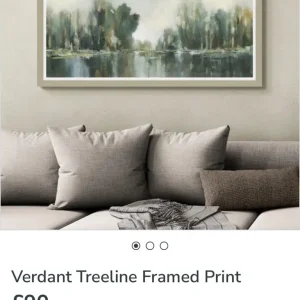Dunelm Treeline Framed Print