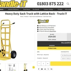 Heavy Duty Sack Truck Trolley - Image 5