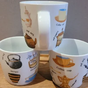 Teapot and cup mugs set - Image 2