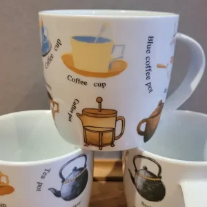 Teapot and cup mugs set - Image 3
