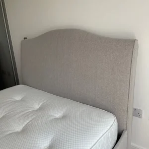 Laura Ashley Ansley bed with soft silver ottoman - Image 2