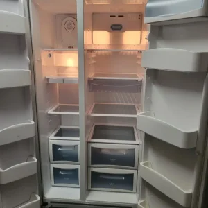 Silver American fridge freezer - Image 2