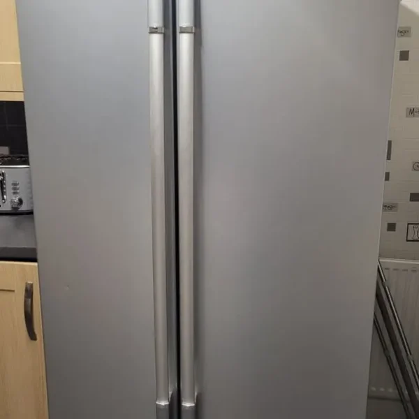 Silver American fridge freezer