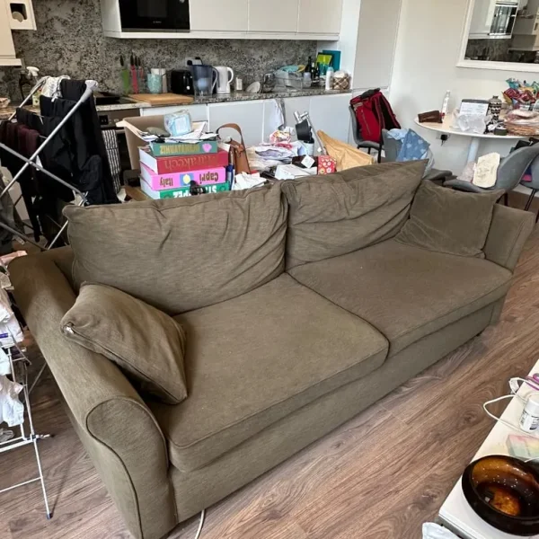 Green Sofa Couch Two Seater