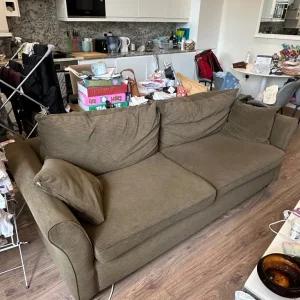 Green Sofa Couch Two Seater