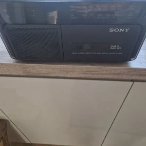 Vintage Sony Cassette Radio ICF-C600L Dream Machine Bedside