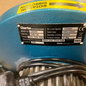 Clarke Disc Sander 305mm - Image 3