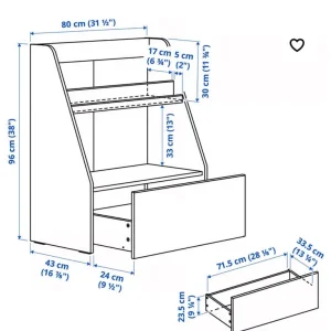 IKEA BERGIG toddler book display - Image 3