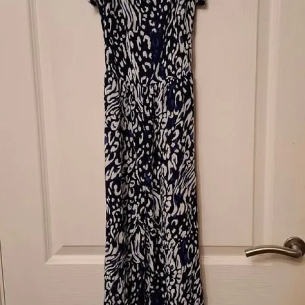 Ladies Dorothy Perkins Navy/White Jumpsuit - Size 10