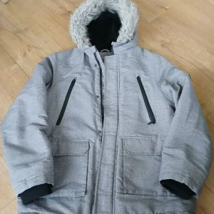 Boy's thick grey coat, 13-14 years old