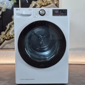 LG Eco Hybrid™ FDV909W Tumble Dryer – 9kg, A+++ Energy, White - Image 2