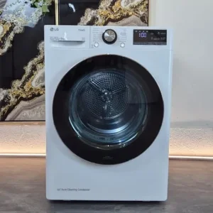 LG Eco Hybrid™ FDV909W Tumble Dryer – 9kg, A+++ Energy, White - Image 6