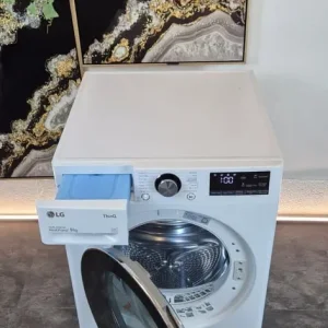 LG Eco Hybrid™ FDV909W Tumble Dryer – 9kg, A+++ Energy, White - Image 7