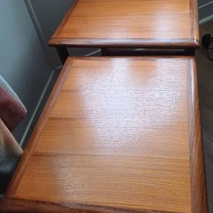 G PLAN teak nest 2 coffee tables - Image 8