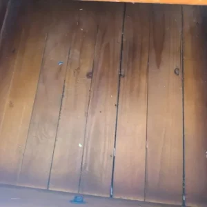 Solid Wood Brown Bedside Table - Image 3