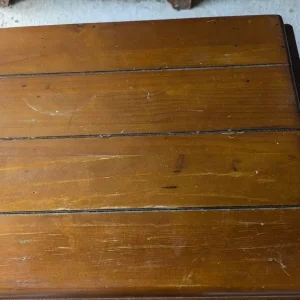 Solid Wood Brown Bedside Table - Image 8