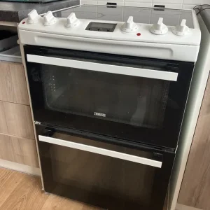 Zanussi double oven and grill with electric hob