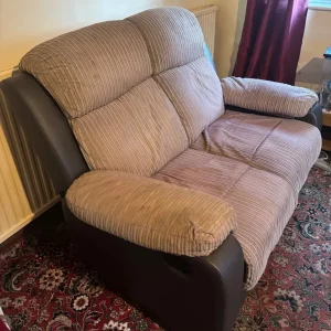 Brown Recliner Sofa Set – 3-Seater and 2-Seater - Image 5