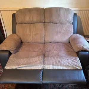 Brown Recliner Sofa Set – 3-Seater and 2-Seater - Image 7